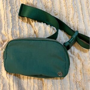 Authentic Lululemon Everywhere Belt Bag in green color . Great condition.